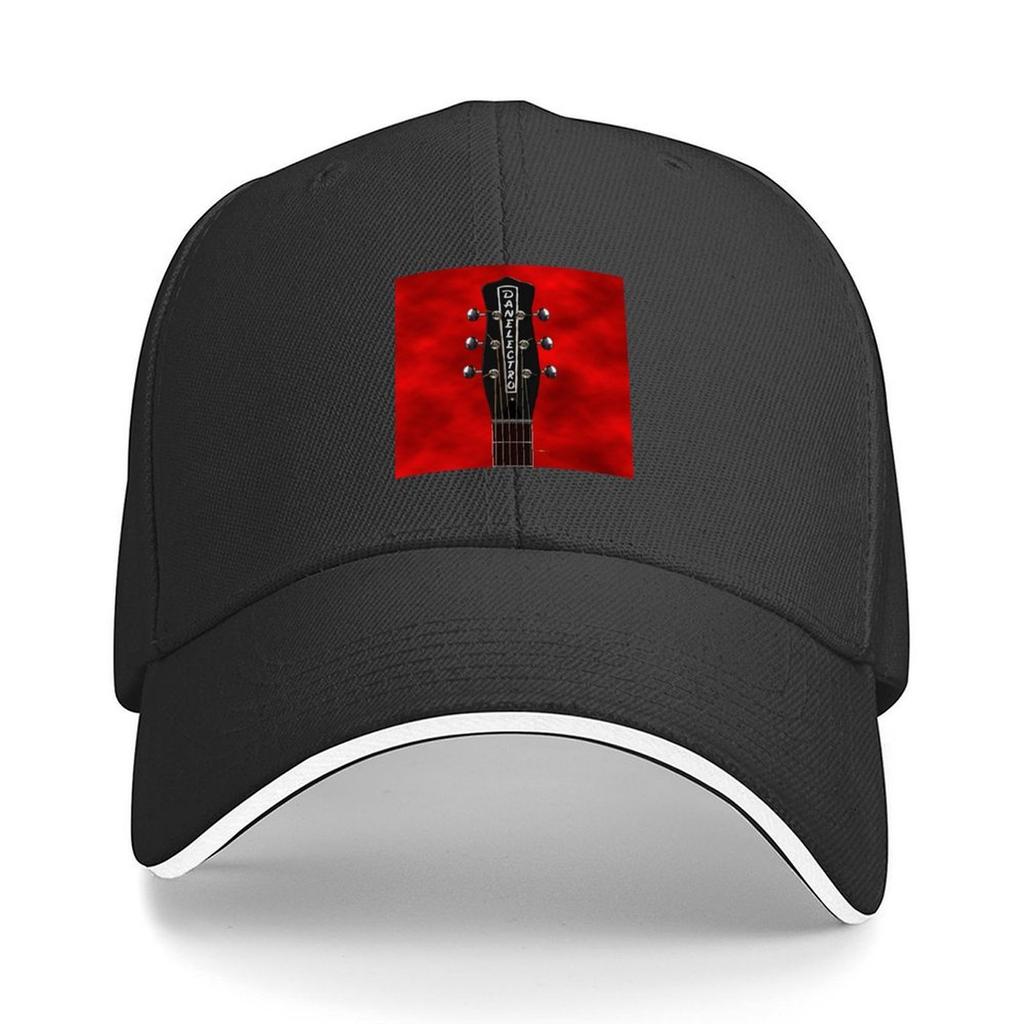 Guitar Headstock Art Danelectro Resonator Classic TShirt Baseball Cap Luxury Brand Trucker Hat Caps Women Unisexs