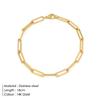 eManco Bracelet for Women Curb Cuban Link Chain Stainless Steel Womens Bracelets Chains Davieslee Jewelry