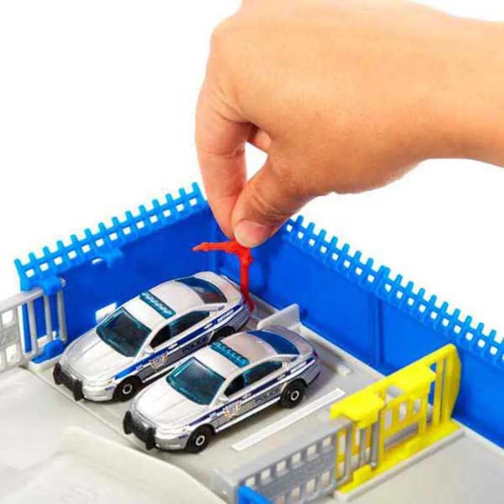 Mattel Action Drivers Police Station Toy Constructor Set Multicolore
