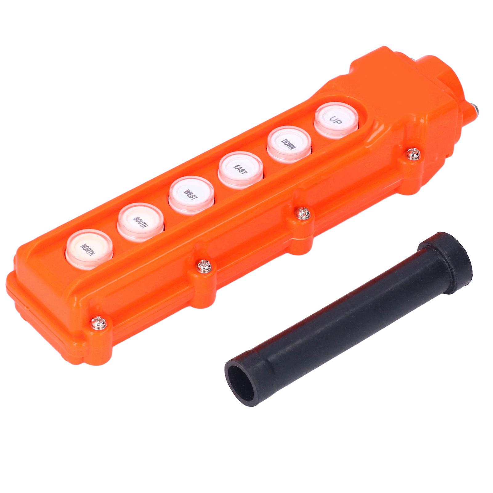 

Push Button Switch Box Rainproof Handheld Hoist Crane Pendant Control Station Box 220V500V