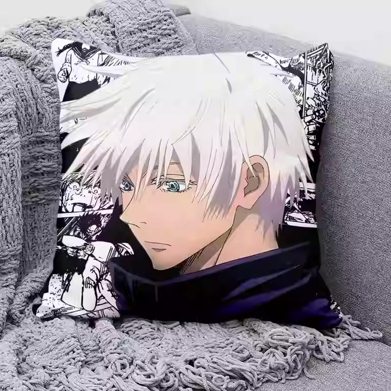 Anime Jujutsu Kaisen Gojo Satoru Collage Manga Understanding Pillow Animation Anime Cushion Cover Multiple Size Body Pillow Case