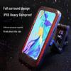 Permanent Cycling Waterproof Shockproof Phone Holder with Rearview Mirror Mount