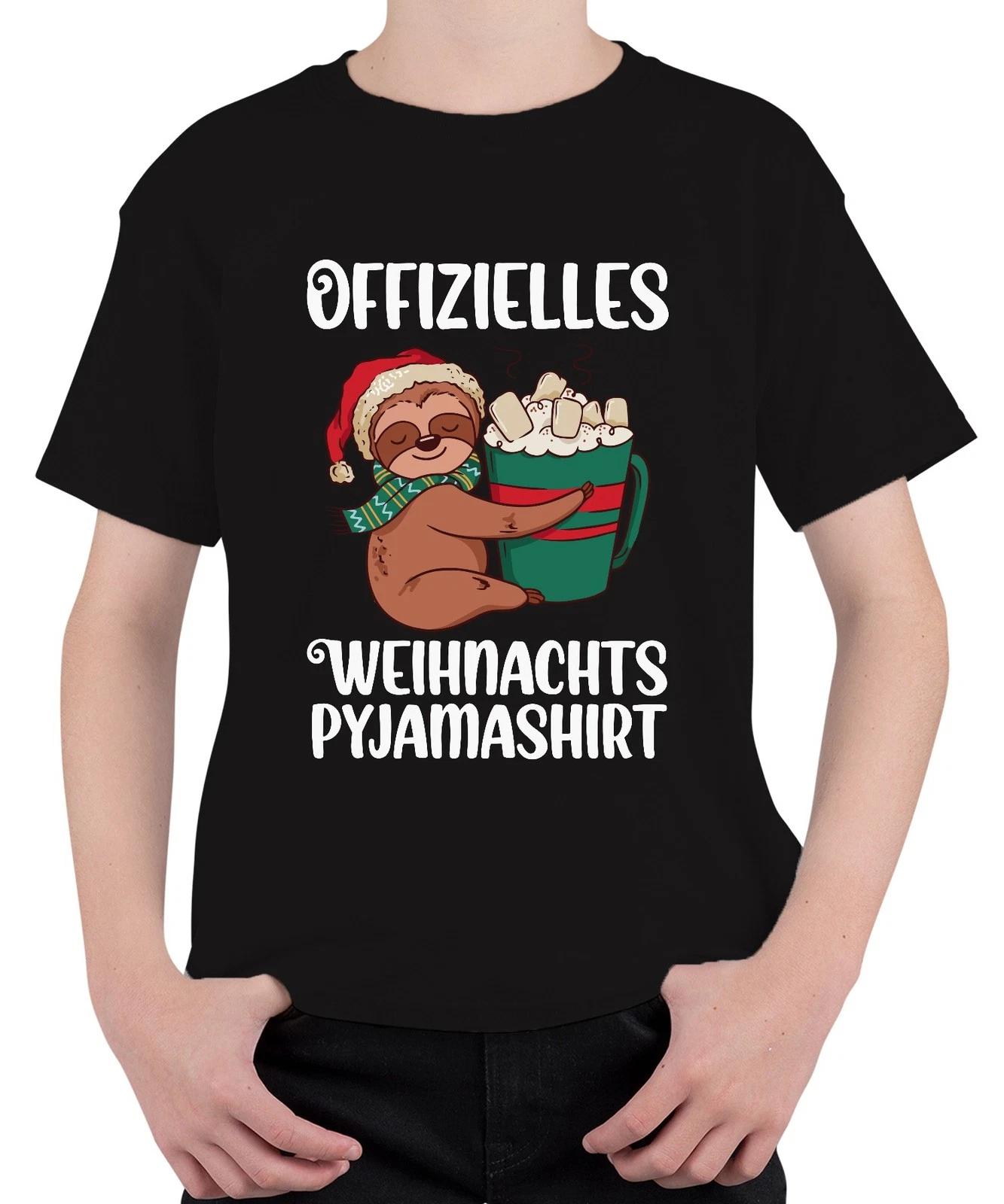 Offizielles Weihnachts-Pyjama Faultier - Weihnachten Weihnachtsgeschenk Christma XL