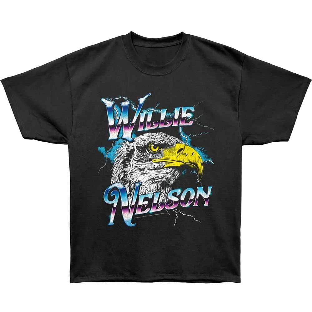 Willie Nelson - Eagle Chrome Vintage - Bronx Oversized T-Shirt Black XL