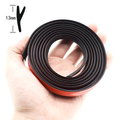 2m/4m V Shape Car Windscreen Sealing Weatherstrip Panel Moulding Rubber Seal Strip Waterproof Noise Insulation Edge Protection