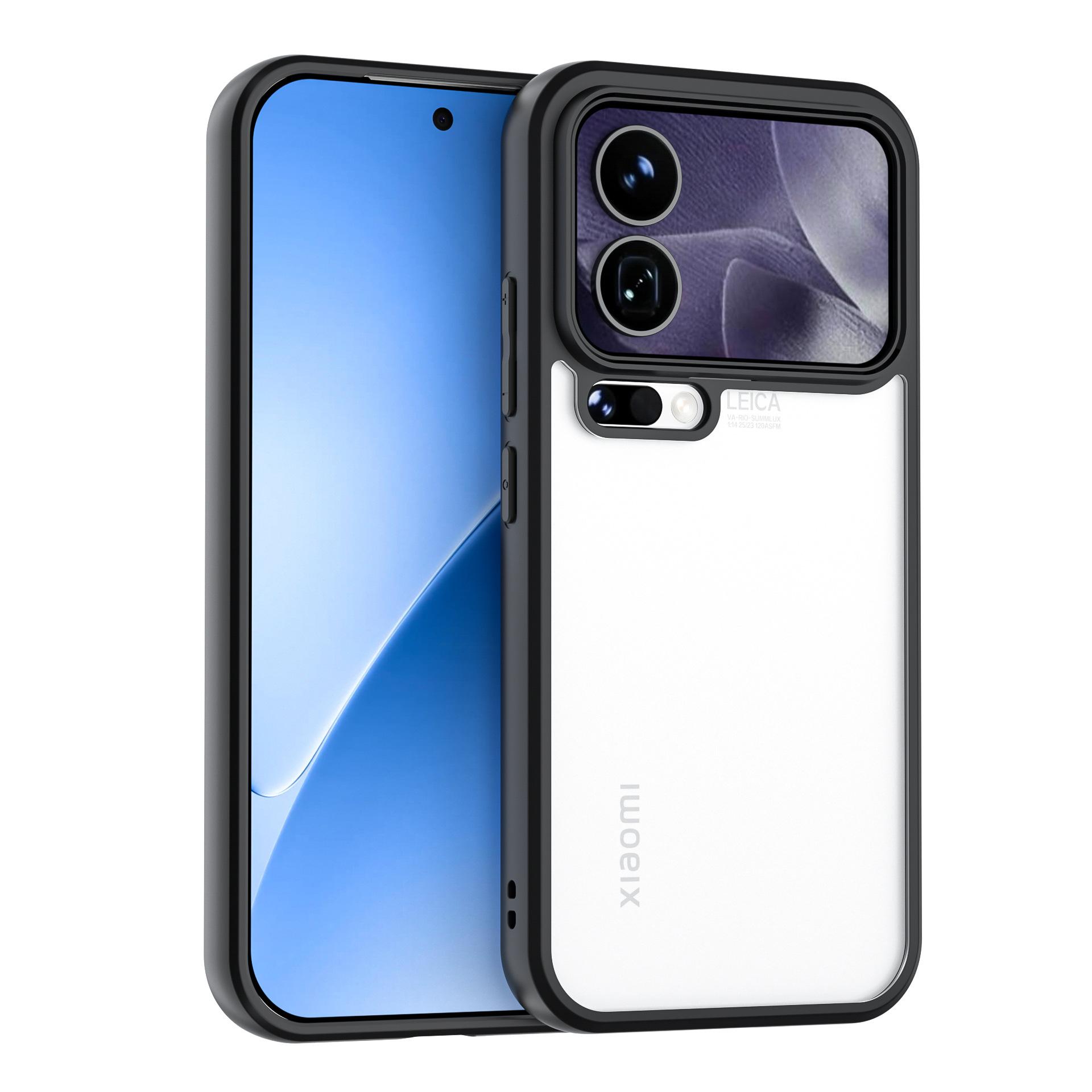 Для Xiaomi 17 Pro Max Чехол Для Xiaomi 17 Pro Чехол из ТПУ Противоударный Чехол из ТПУ с прозрачной черной рамкой Для Xiaomi 17 17 Pro Max For Xiaomi17