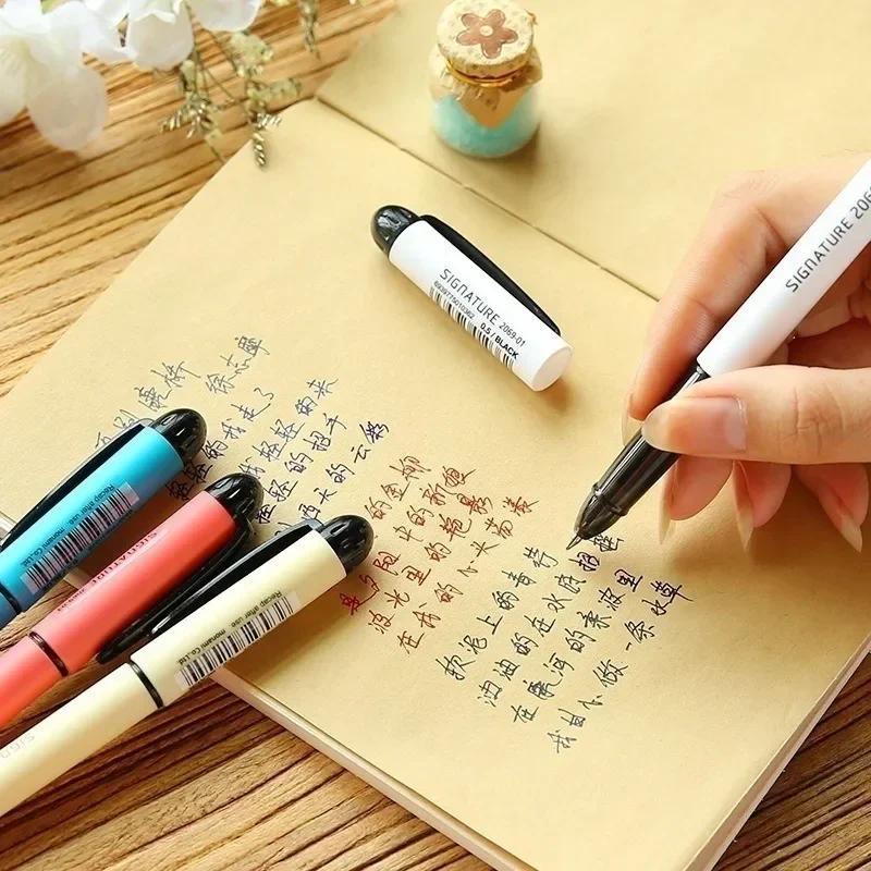 5 Stück/Set Bonbonfarben Gelstift Geschenk Schreibwaren Studentenpreis Schule Bürobedarf Kawaii Gelstifte