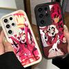 Phone Case for Samsung Galaxy S26 S25 Ultra S24 FE Hazbin Hotel Anime Shell S23 Plus S22 + S21 S20 5G Soft Silicone Funda