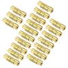 20PCS PortableJewelry Making Brass Cord End Brass Screw Clasps Jewelry End Tips for Bracelet Necklace Making Accessories