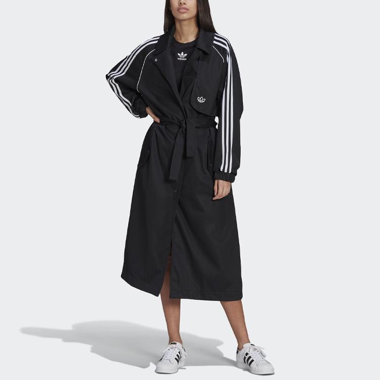 adidas Originály PRIMEBLUE Dámský trenčkot Černý GM5367