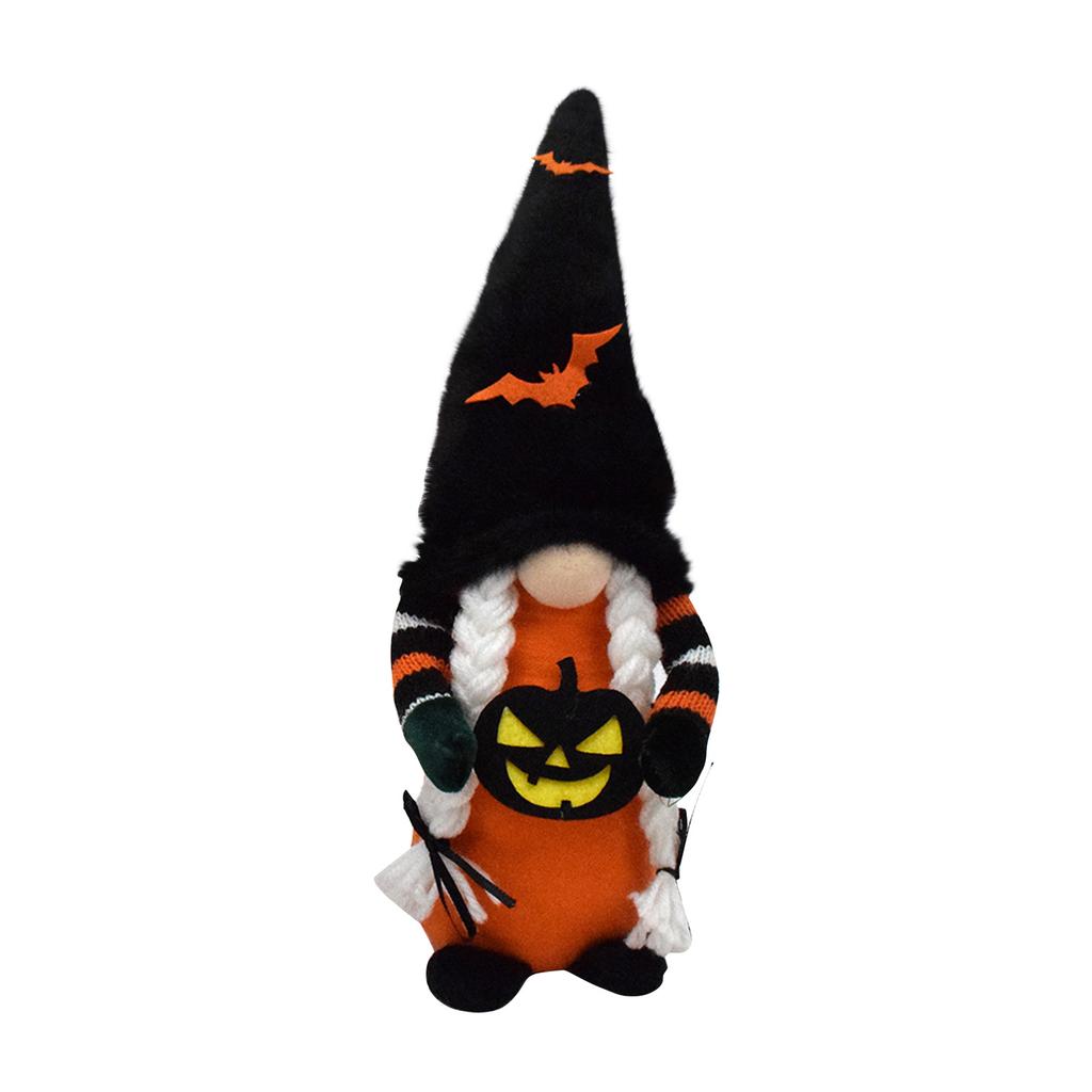 Halloween Gnome Decorations, Handmade Pumpkin Decorations Swedish Plush Dolls Cute Gnomes Suitable For Halloween Party Home And Decorations
