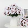 32cm Fake Flowers Reusable Faux Pansy Flowers Elegant UV Resistant Flowers  Home Decoration