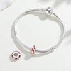 925 Silver Wedding Series Beaded Rose LOVE Love Charm Jewelry To Make Original Bracelet Women's Fashion Jewelry Gifts
