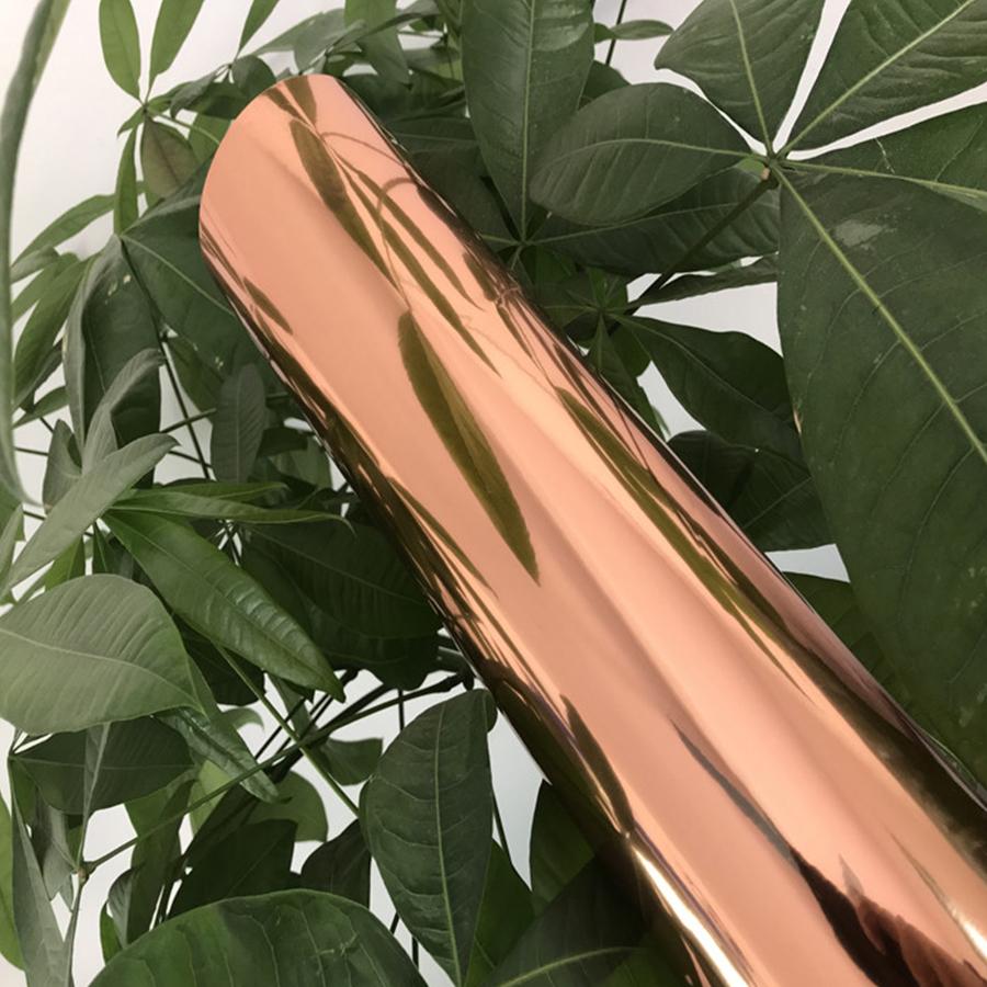 PVC gebürstetes Gold Wandpapier Spiegel wasserabweisend Aluminiumfolie Aufkleber Silber selbstklebend Wandverkleidung DIY Möbelrenovierungsfolie