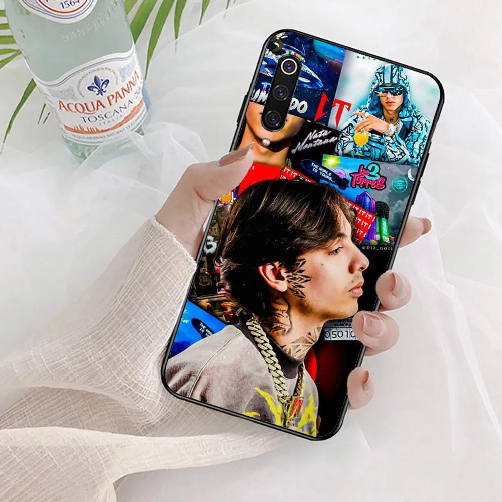 Natanael Cano Rapper CT Phone Case For Xiaomi Mi 5X 8 9 10 11 12 Lite Pro 10T PocoX3pro PocoM3 Note 10 Pro Lite