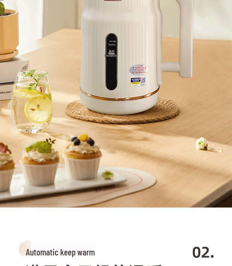 Smart Electric Kettle with Food-Grade Stainless Steel - Keep-Warm Feature, Water Boiler Function.