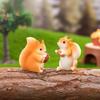 Moss micro landscape creative cute little squirrel gardening landscape animal DIY decoration accessories mini ornaments