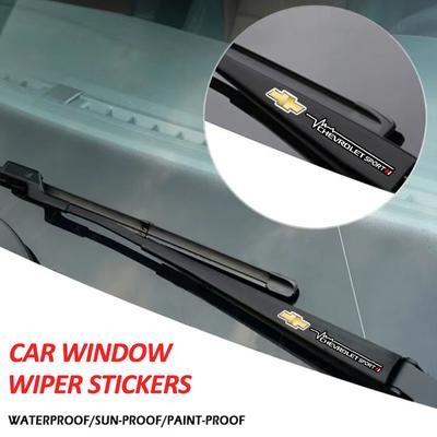 Car Window Wiper Stickers Emblem Decals Accessories For Cruze Aveo Camaro Colorado Captiva Lacetti Cobalt Silverado SS