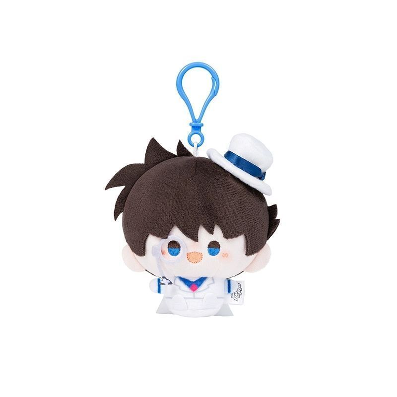 Official Minidoll Detective Conan Wow Plush Toy Bag Keychain Decoration Licensed Wow Kawaii Dolls Kids Gift