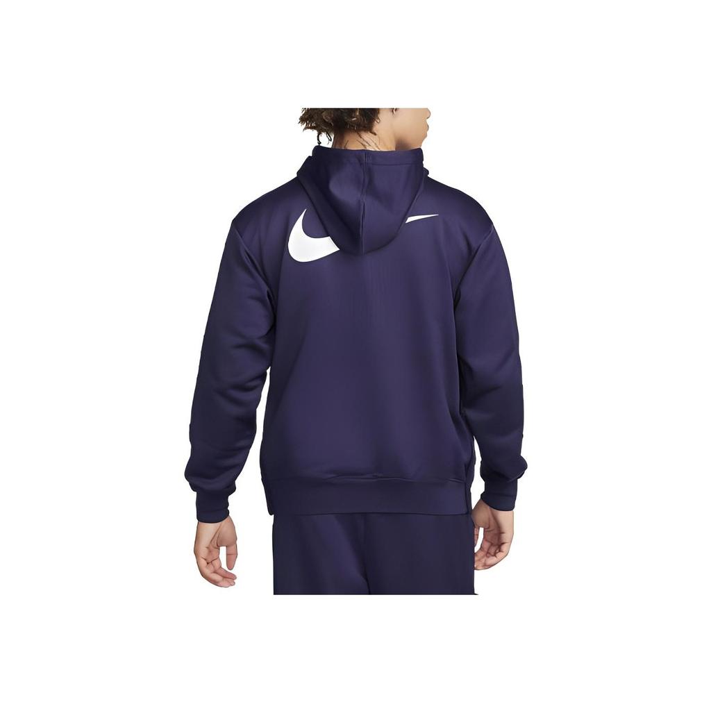 Nike Solid Color Logo Hoodie Men Sweatshirt Purple FB7115-555