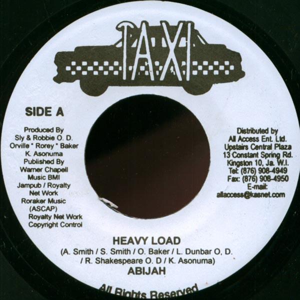 

7inch Record ABIJAH - Heavy Load none Taxi Jamaica Reggae, Ska & Dub Used