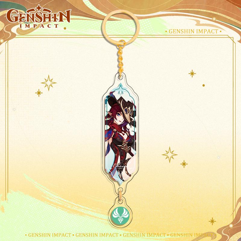 

Anime Keychain Aino Neuvillette Lauma Flins Ineffa Key Chain Accessories Cute Bag Pendant Key Ring Fans Gift