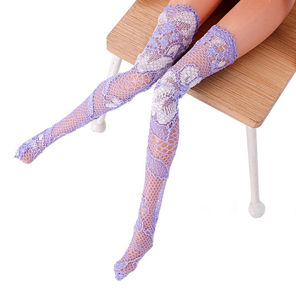 Fashion Lace Stockings Handmade Dress Clothes New Casual Wear Accessories for 1/6 Doll