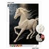 5D DIY Pearl Diamond Painting Kit Majestic Running Horse Full Drill Embroidery Mosaic Art Home Wall Decor Gift