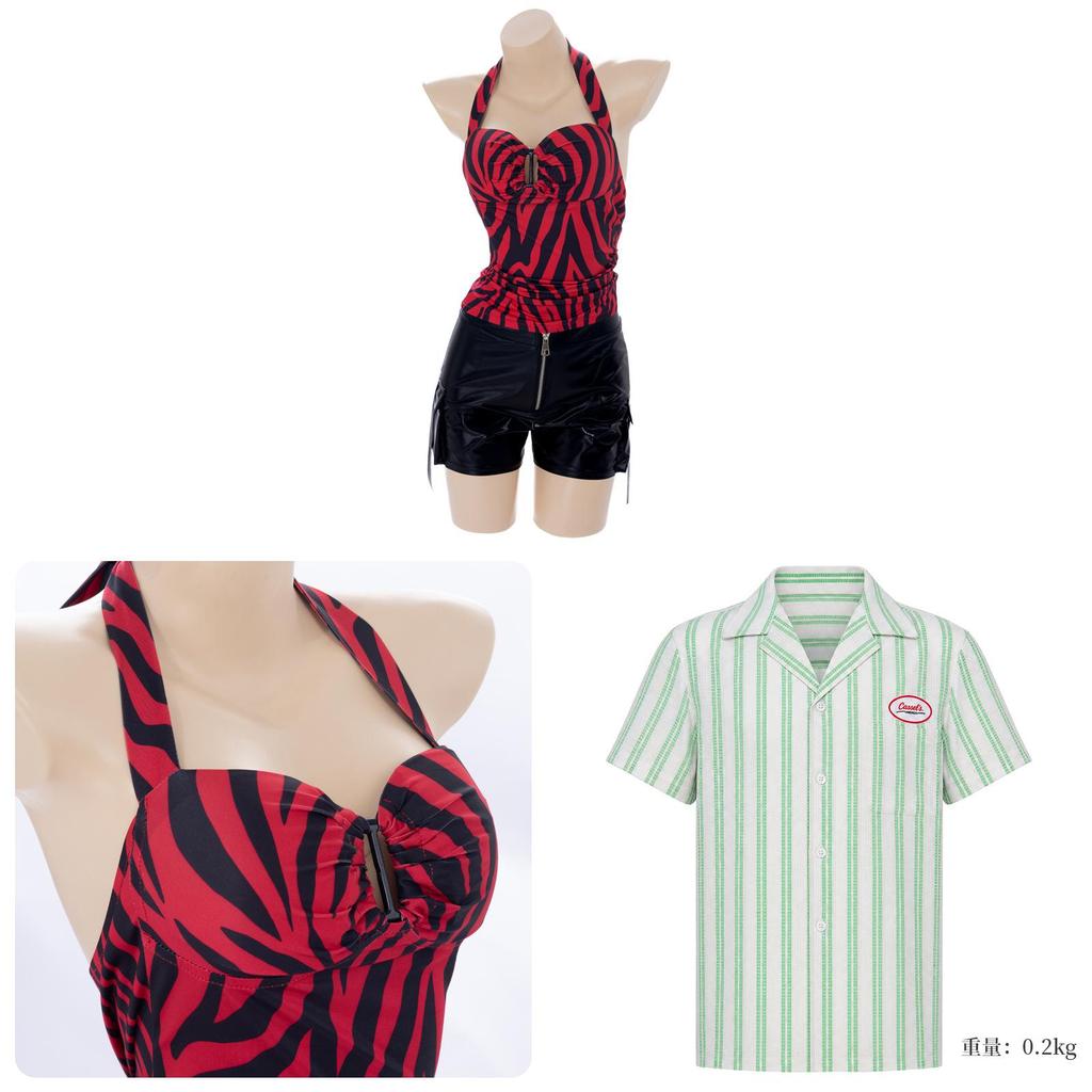 Set Costume Cosplay Obsession Nikki Con Stampa Digitale Per Halloween Performance Teatrale Donna