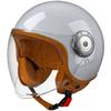 Retro Half Open Motorcycle Helmet Retro Cruising 3/4 Couple Helmet Coffee Shop Motorcycle Hat