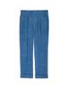 Olkeullaesig Alcpt016 Two-Pleats Denim Corduroy Pants_L.Blue