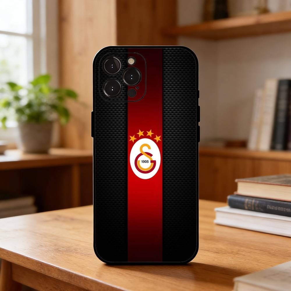 Классический чехол для телефона G-Galatasaray S-SK pattern 1905 для iPhone17,16,15,14,13,12Plus,Pro Max,XS,5G Мягкий силиконовый черный чехол iPhone16