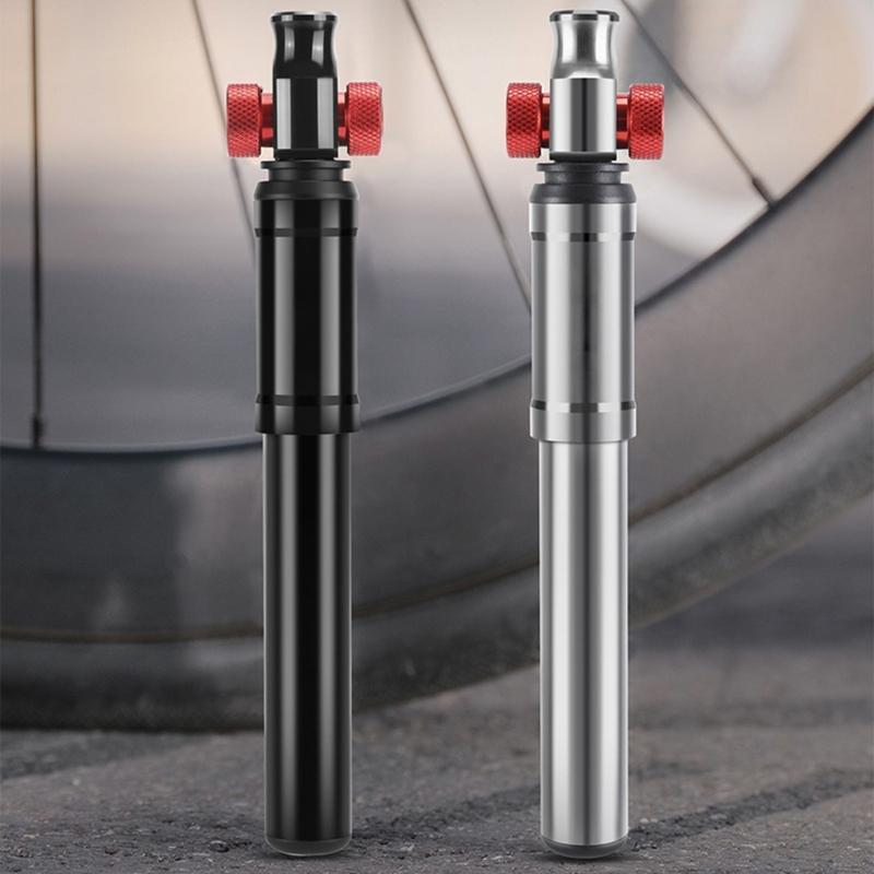 Metal Bike Tire Inflation Tool 130PSI Strong Bicycles Hand Air Pumps Tire Inflator Road Cycling Pump
