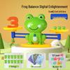 Frog Balance Scale: Early Education Toy for Developing Children's Number Skills and Logical Thinking.