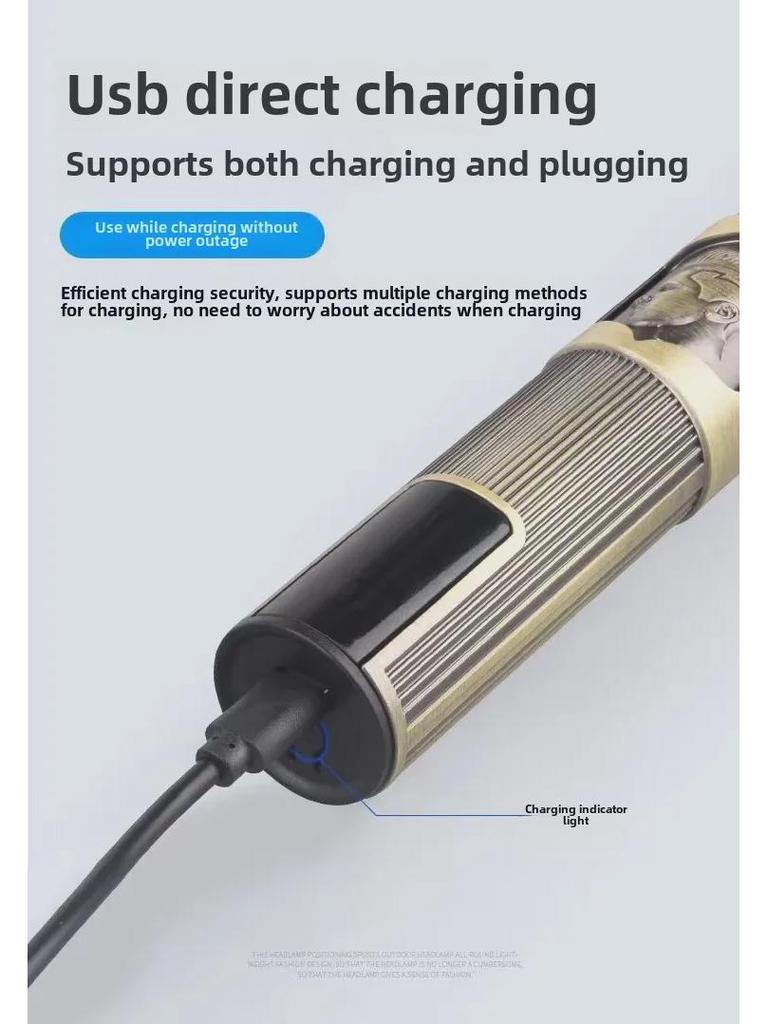 Buddha Kopf T9 Retro Elektrischer Haarschneider mit Schnitzmesser