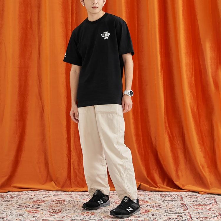 New Balance Logo Print Tee Asia Sizing 'Black' Unisex 5ED12093-BK