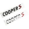 Car Rear Trunk 3D Sticker COOPER S Letters Logo Emblem Badge Sticker Decal
