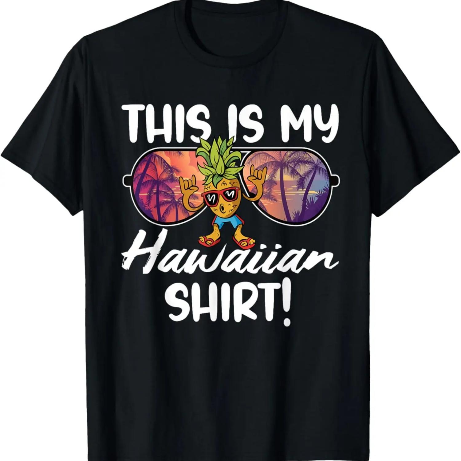 Даб ананас Шака Ручной знак Это моя Гавайская рубашка Футболка S