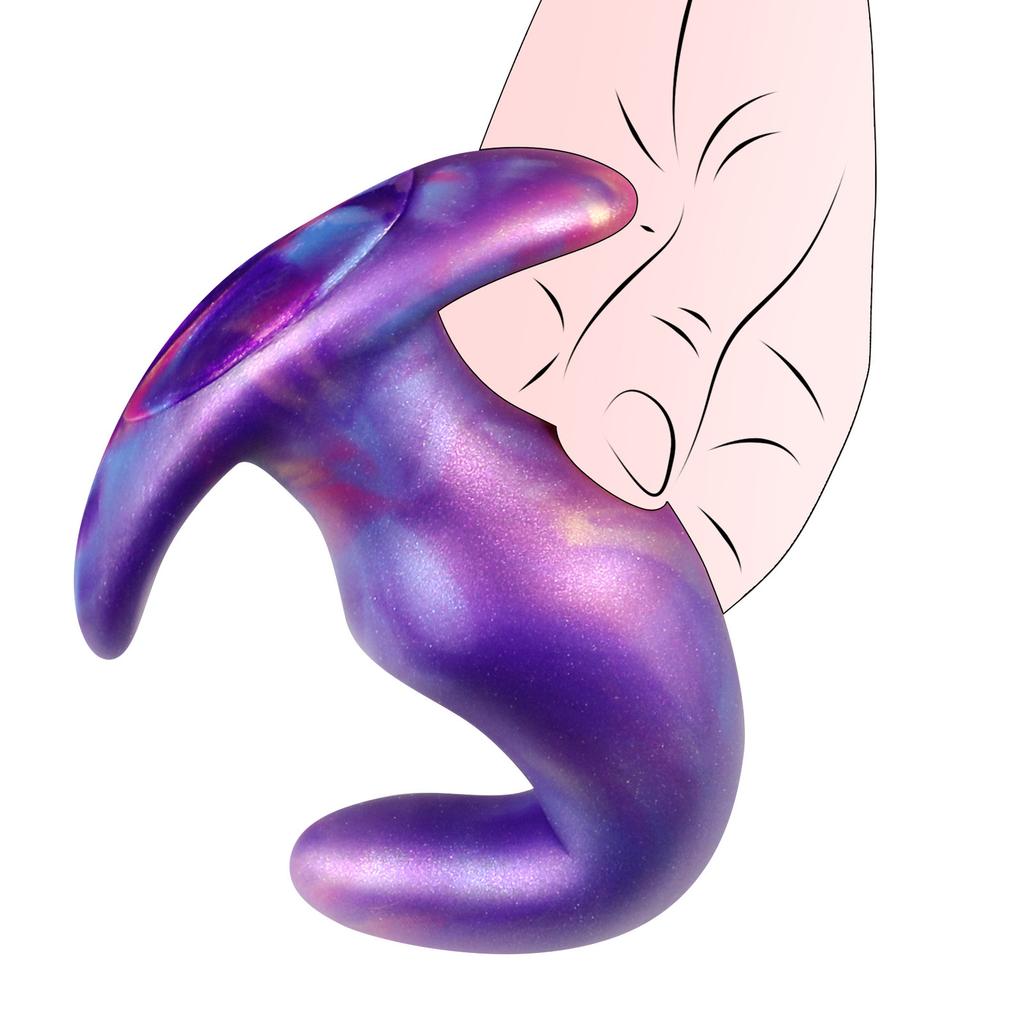 New Backyard Toy With Irregular Simulation Soft And Oversized Anal Plug