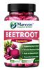 PureAyur Capsules de Betterave 500mg Comprimés Biologiques, Soutient la Santé Cardiaque, Augmente l'Endurance et l'Énergie, Aide à la Détoxification, Puissant Antioxydant, 1
