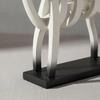 Abstract Horse Sculpture with Base Artistic Openwork Figurine Modern for Living Room, Shelf