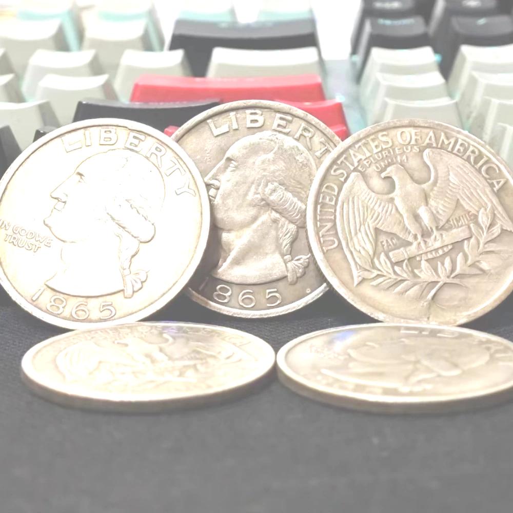 USA Morgan Original Silver Coin  Liberty Eagle Medal Album Copy Coins Collectibles Challenge Coins Christmas Gifts