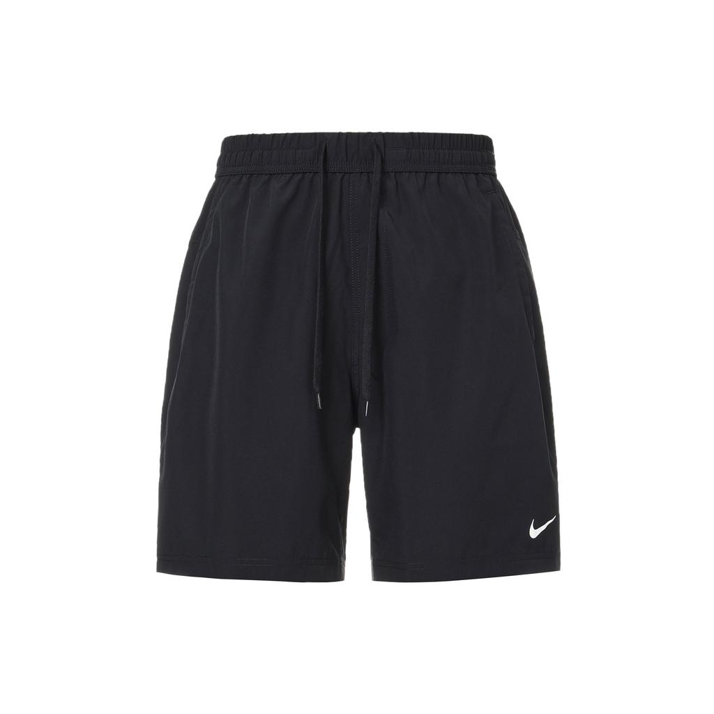 Nike Dri-FIT Solid Drawstring Casual Shorts Men Bottoms Black DV9858-010