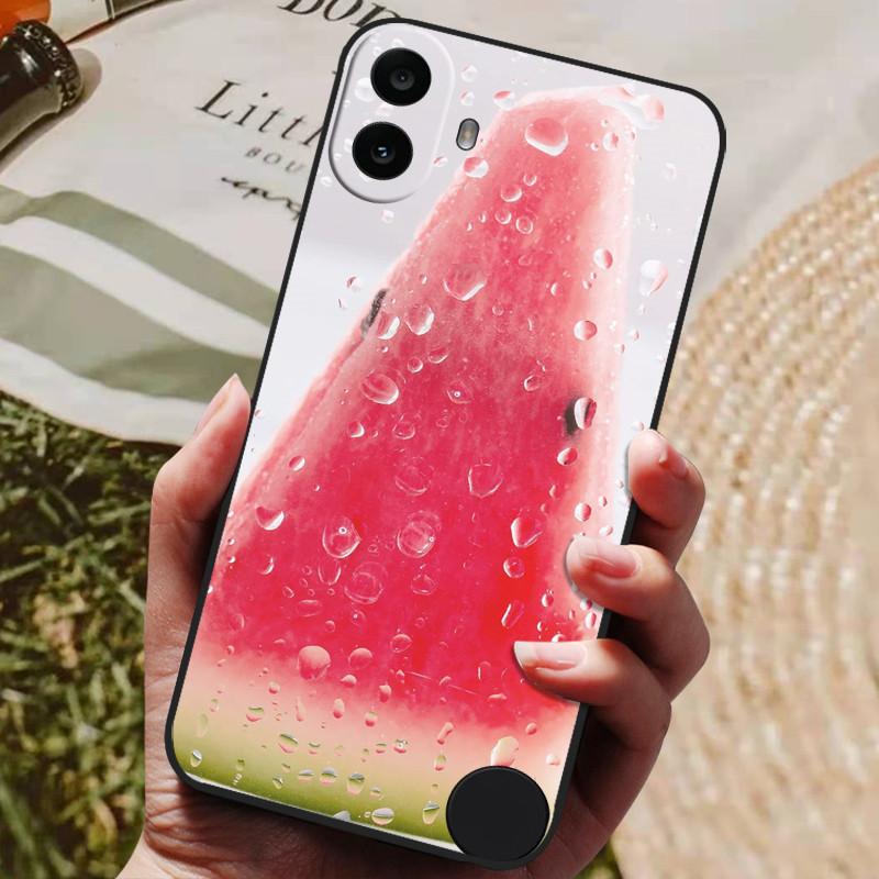For Nothing CMF Phone 1 Case Luxury Silicone TPU Soft Phone Cover for Nothing CMF Phone 1 Phone1 Shockproof Funda Shell Cute Cat