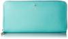Lanvin En Bleu Luxembourg Color Round Zip Long Wallet, Women's, 481179, Green