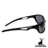 Captain Stag Sports Plastic Men's Sunglasses, Frame, Black, CS-S008-2
