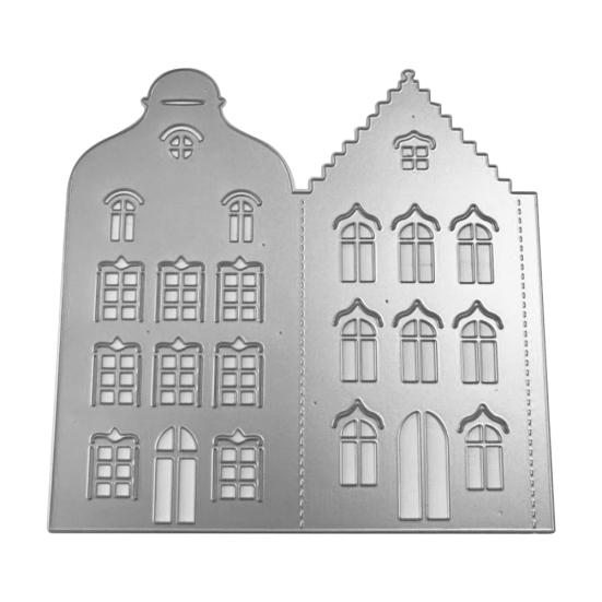 Gebäude Metall Stanzformen DIY Scrapbook Prägepapier Kartenherstellung Schablone