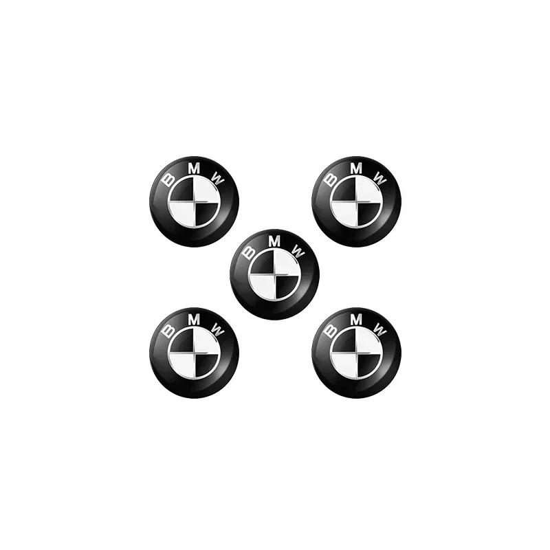 11/14mm Aluminium Bil Fjärrkontroll Nyckel Klistermärke Emblem Auto Tillbehör För BMW Performance F30 F10 E90 F20 E46 E60 E70 E39 E36 E87 E92