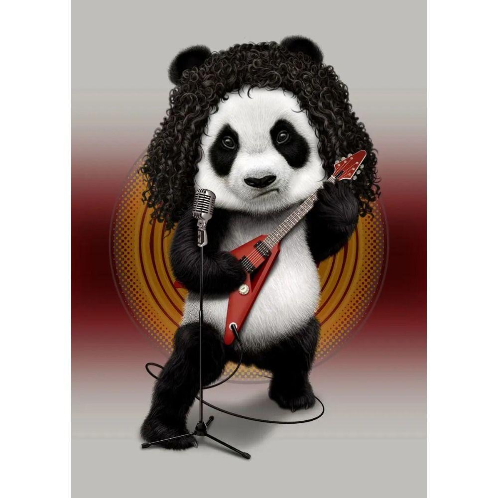 Metal Sign Panda Noodle Retro Wall Decor Metal Plate 20x30 Cm