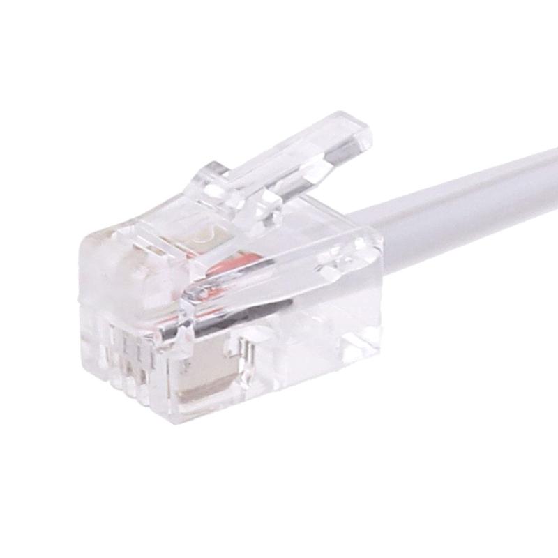 RJ9 Phone Line Detangler 4P4C Telephone Cord Untangler Durability PVC High Compatibility for Desk Phones